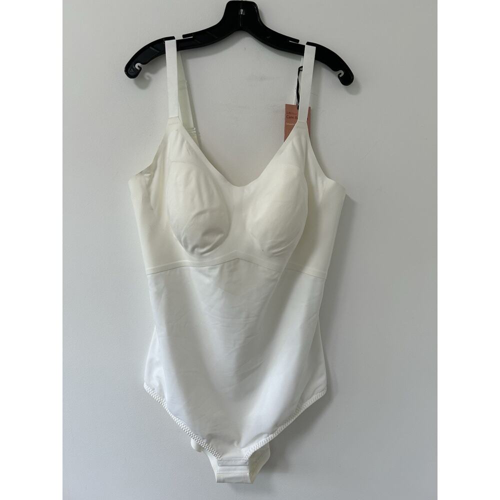 Honeylove VAMP Cami Bodysuit, US 3X Plus White Shapewear NWT *Read*‎